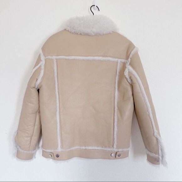 IRO Kwood shearing jacket Beige - Picture 9 of 14